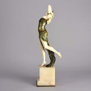 Henri Fugère Art Deco Bronze & Ivory Figure