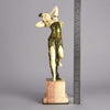 Henri Fugère Art Deco Bronze & Ivory Figure