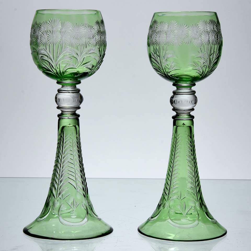 “Hock Glasses” by Webb and Co