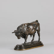 Isidore Bonheur Bull Animalier Bronze - Bull - Hickmet Fine Arts