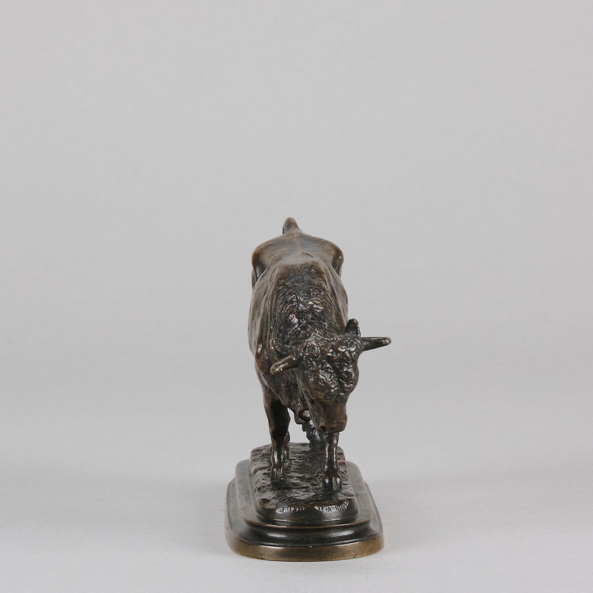 Isidore Bonheur Bull Animalier Bronze - Bull - Hickmet Fine Arts