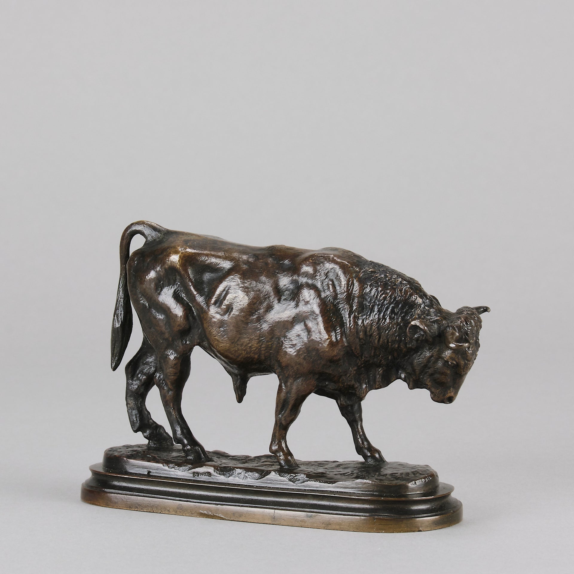 Isidore Bonheur Bull Animalier Bronze - Bull - Hickmet Fine Arts