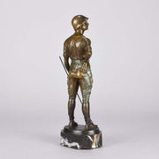 Franz Iffland - Art Deco Bronze Polo Player - Hickmet Fine Arts