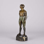 Franz Iffland - Art Deco Bronze Polo Player - Hickmet Fine Arts