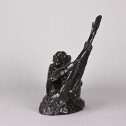 Rochard Bronze 'Deux Singes' Animalier Bronze 
