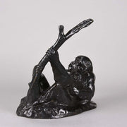 Rochard Bronze 'Deux Singes' Animalier Bronze 
