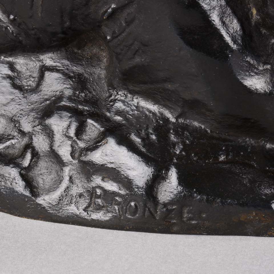 Rochard Bronze 'Deux Singes' Animalier Bronze 