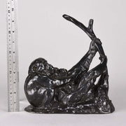 Rochard Bronze 'Deux Singes' Animalier Bronze 