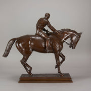 Bonheur Bronze Le Grand Jockey - Animaliers - Antique Bronze - Hickmet Fine Arts