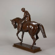 Bonheur Bronze Le Grand Jockey - Animaliers - Antique Bronze - Hickmet Fine Arts