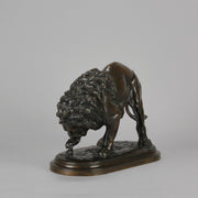 Animal Bronze - Isidore Bonheur Lion & Mouse - Hickmet Fine Arts