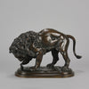 Animal Bronze - Isidore Bonheur Lion & Mouse - Hickmet Fine Arts