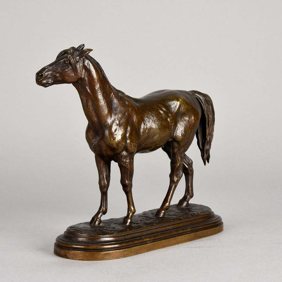 Bonheur Horse - Animalier Bronze by Bonheur 