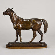 Bonheur Horse - Animalier Bronze by Bonheur 