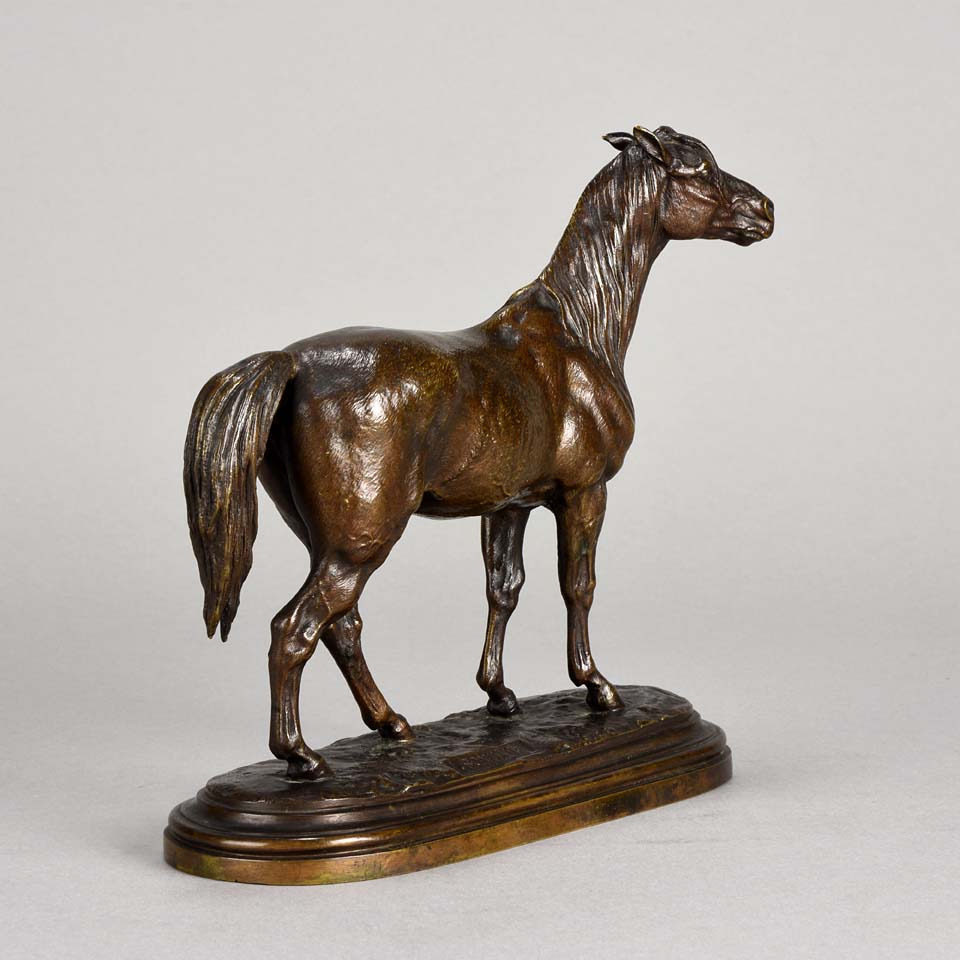 Bonheur Horse - Animalier Bronze by Bonheur 