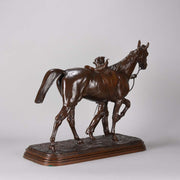  Isidore Bonheur Horse & Groom - Animalier Bronze - Hickmet Fine Arts