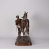  Isidore Bonheur Horse & Groom - Animalier Bronze - Hickmet Fine Arts