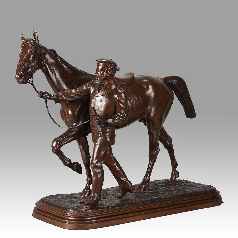 "Horse and Groom" by Isidore Bonheur