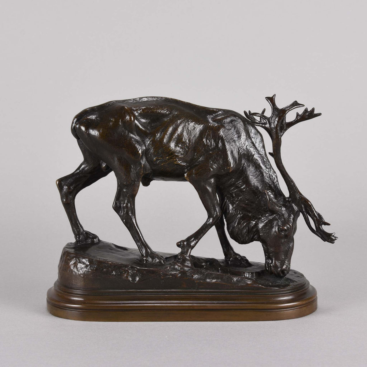 bonheur bronze reindeer - Bonheur bronze - Hickmet Fine Arts