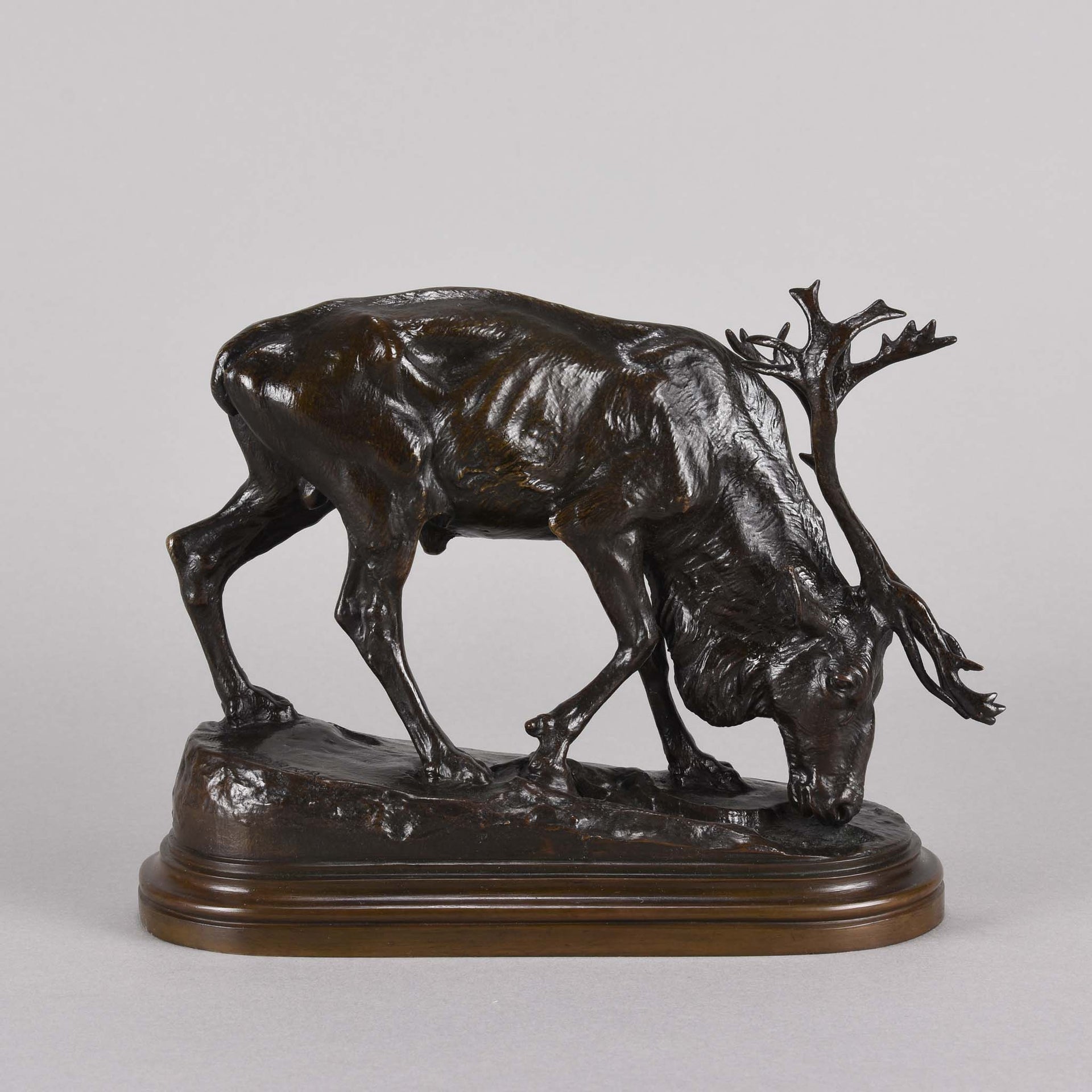 bonheur bronze reindeer - Bonheur bronze - Hickmet Fine Arts