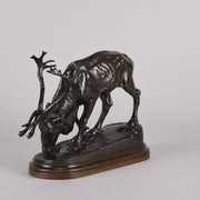 bonheur bronze reindeer - Bonheur bronze - Hickmet Fine Arts