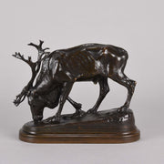 bonheur bronze reindeer - Bonheur bronze - Hickmet Fine Arts