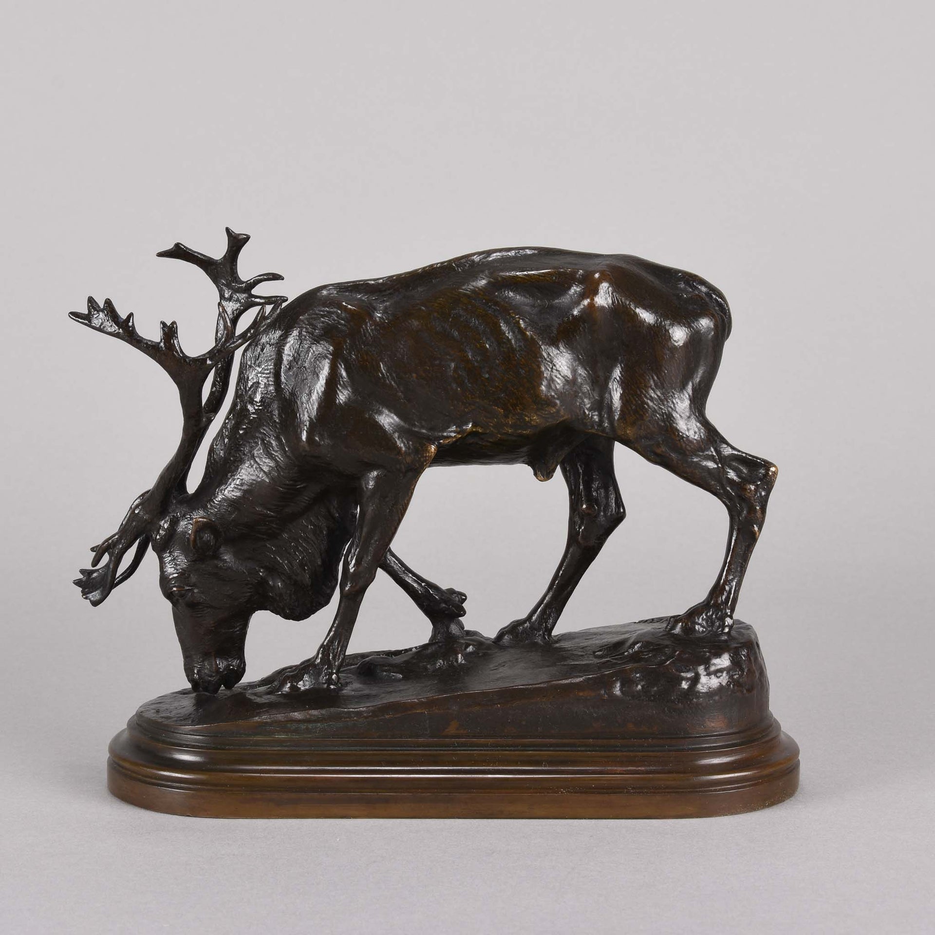 bonheur bronze reindeer - Bonheur bronze - Hickmet Fine Arts