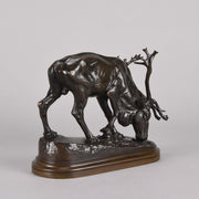 bonheur bronze reindeer - Bonheur bronze - Hickmet Fine Arts