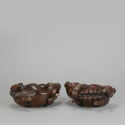 Italian Bronze "Boar and Sow" - Animalier Bronze - Hickmet Fine Arts