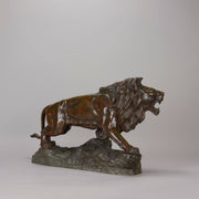 Bronze Lion Descomps  - Antique animal sculptures for sale - Hickmet Fine Arts