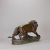 Bronze Lion Descomps  - Antique animal sculptures for sale - Hickmet Fine Arts