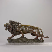 Bronze Lion Descomps  - Antique animal sculptures for sale - Hickmet Fine Arts