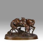 “Jument et son Poulain” by p J Mene