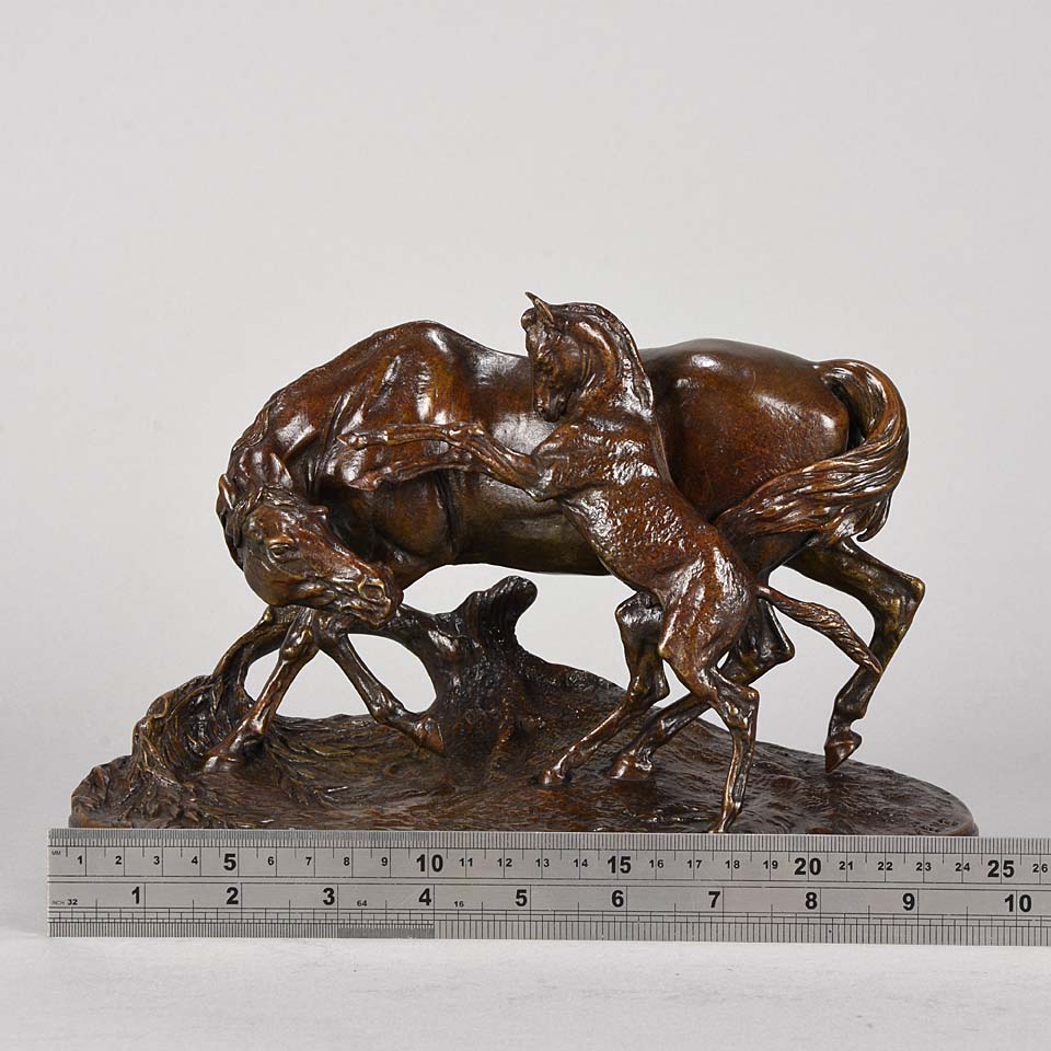 “Jument et son Poulain” by p J Mene