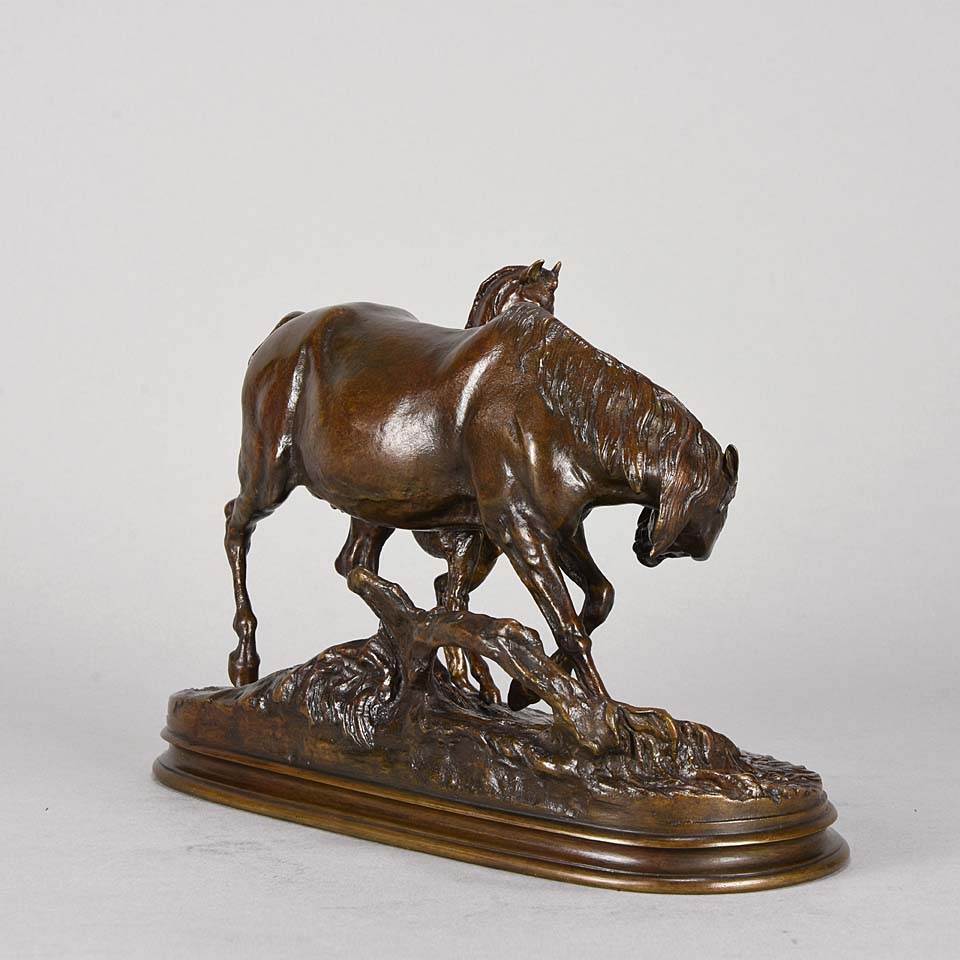 “Jument et son Poulain” by p J Mene