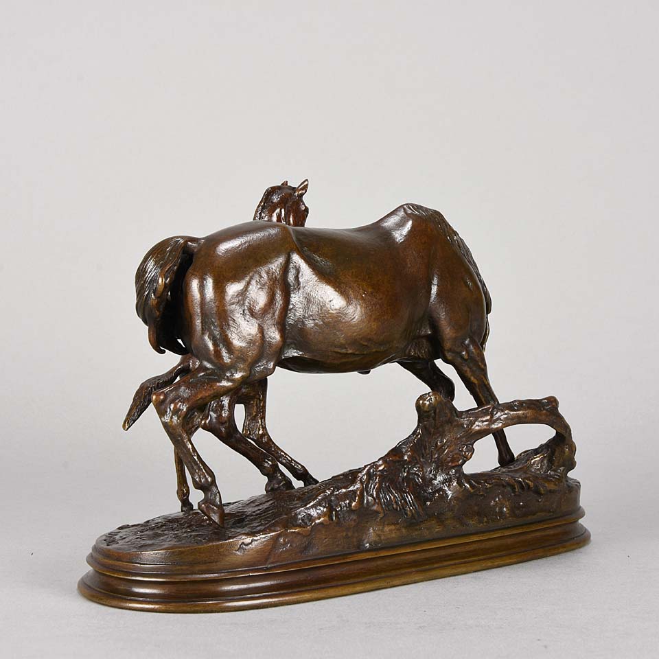 “Jument et son Poulain” by p J Mene