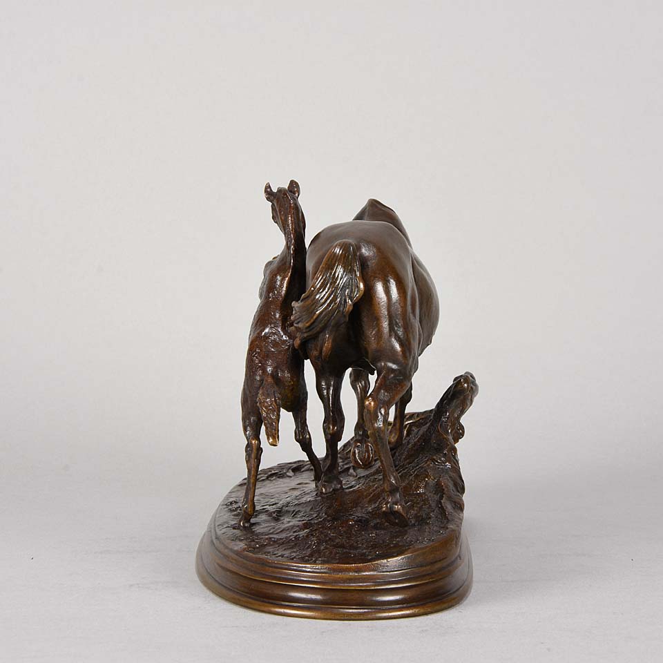 “Jument et son Poulain” by p J Mene