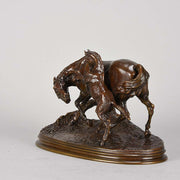 “Jument et son Poulain” by p J Mene