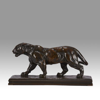 Barye Bronze Jaguar