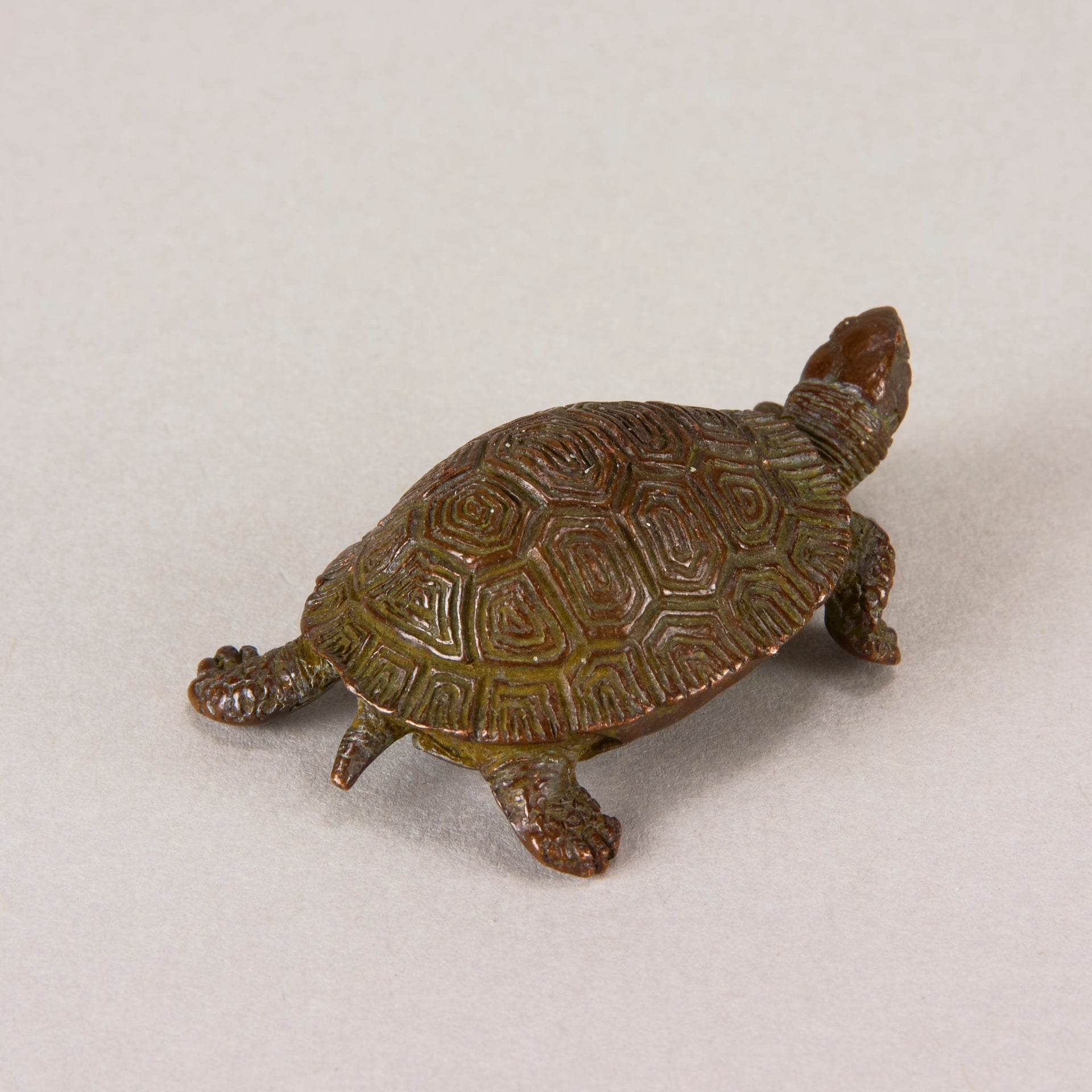 Bronze Okimono Tortoise