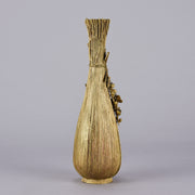 Japanese Vase - Gilt Bronze Vase - Hickmet Fine Arts 