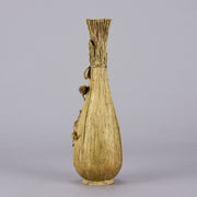 Japanese Vase - Gilt Bronze Vase - Hickmet Fine Arts 