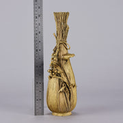 Japanese Vase - Gilt Bronze Vase - Hickmet Fine Arts 