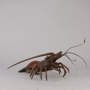 Japanese Bronze Okimono Lobster - Hickmet Fine Arts