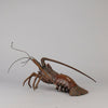 Japanese Bronze Okimono Lobster - Hickmet Fine Arts