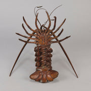 Japanese Bronze Okimono Lobster - Hickmet Fine Arts