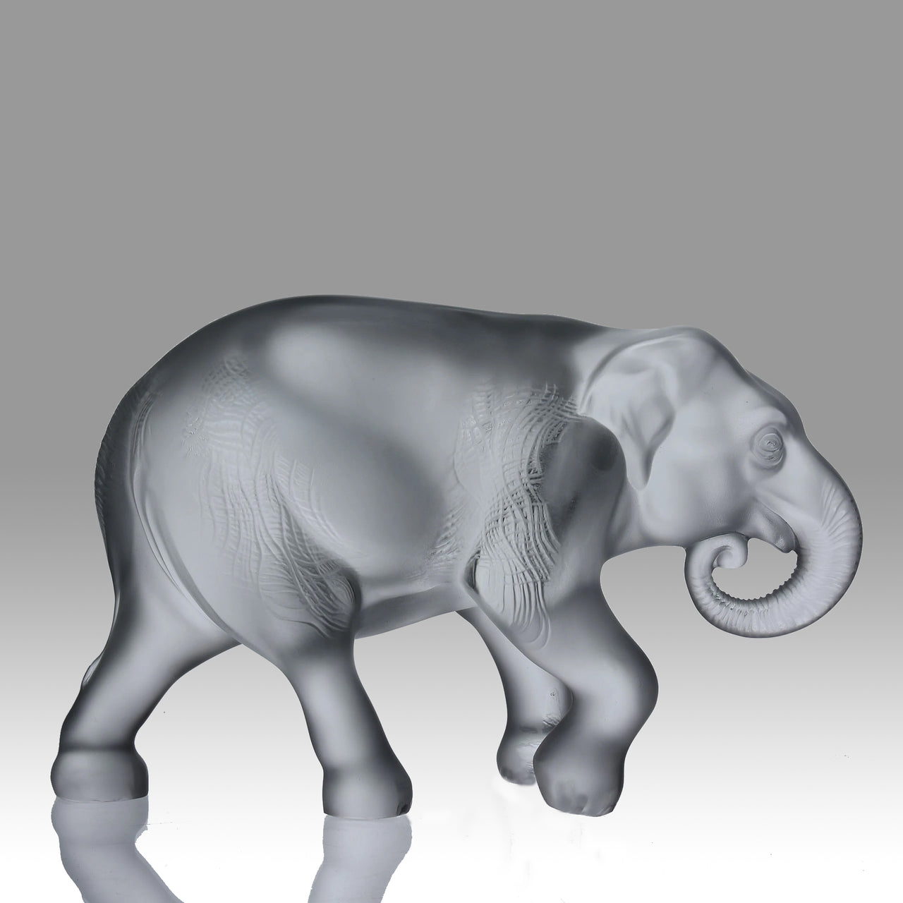 Lalique Java Elephant - Lalique Glass - Rene Lalique Glass - Hickmet Fine Arts