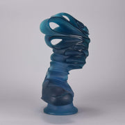 Faucheur Masque De Verre - Pate-de-verre Daum Glass -Hickmet Fine Arts