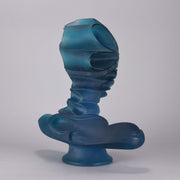 Faucheur Masque De Verre - Pate-de-verre Daum Glass -Hickmet Fine Arts