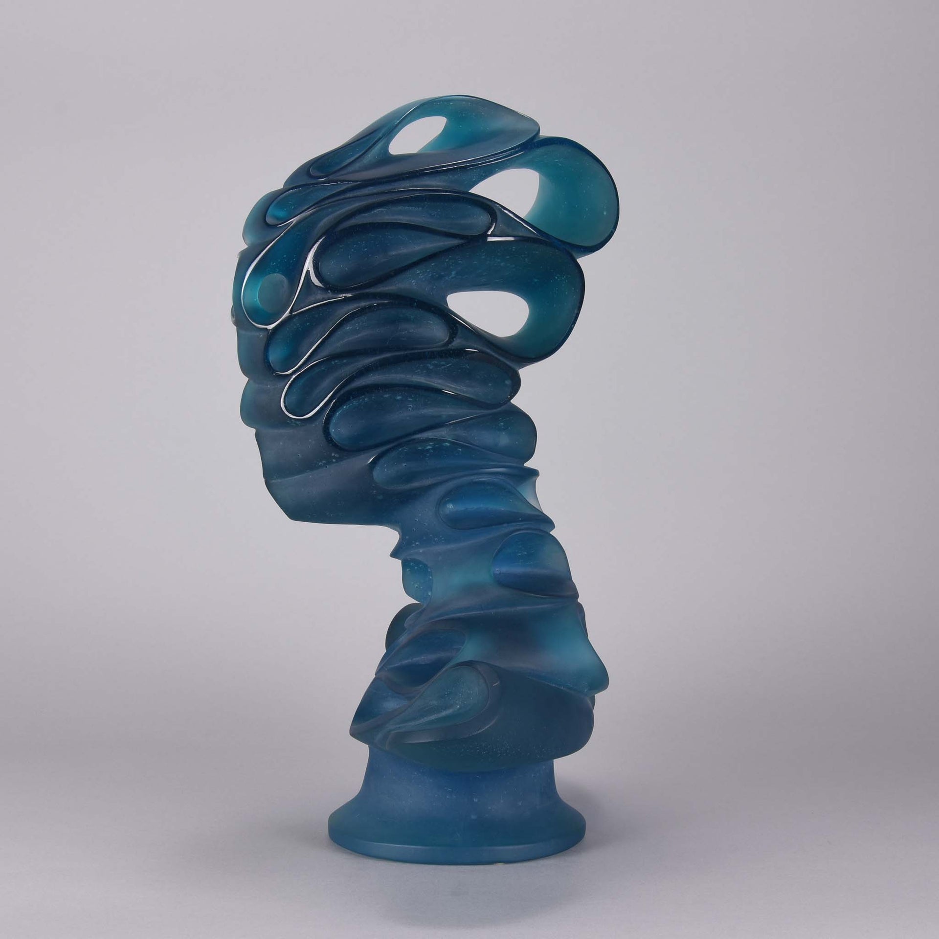 Faucheur Masque De Verre - Pate-de-verre Daum Glass -Hickmet Fine Arts